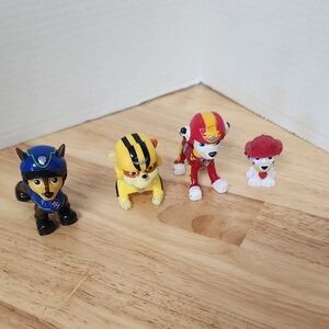 Paw Patrol Action Figures - Blue, Yellow, Red